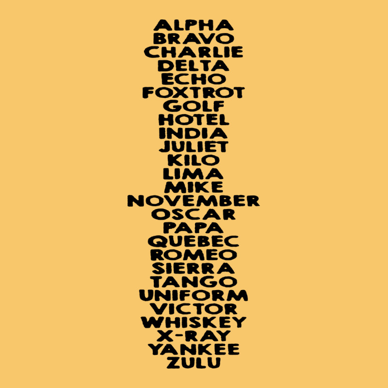 Phonetic Alphabet Vintage Hoodie by artisFamous | Teevron