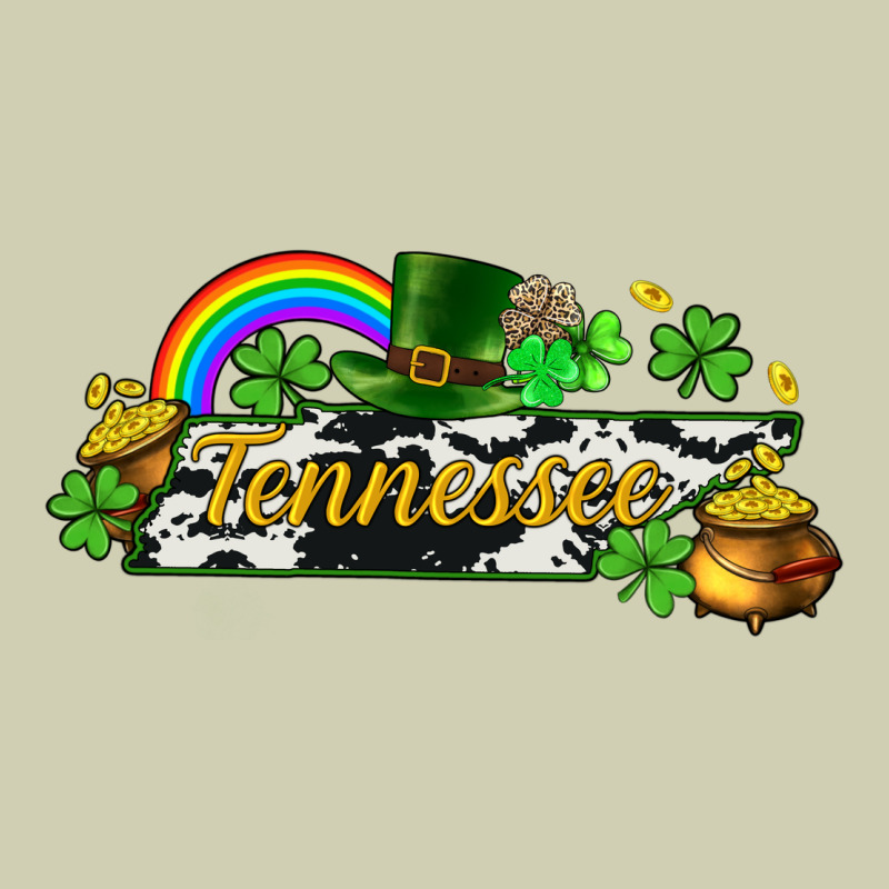 Tennessee Map St. Patrick's Heavy Core Tee by CowGirlArtShop | Teevron