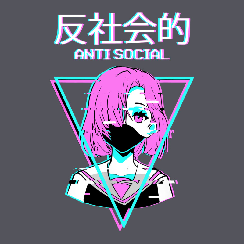 Antisocial Wave Anime Vintage Hoodie by artisFamous | Teevron