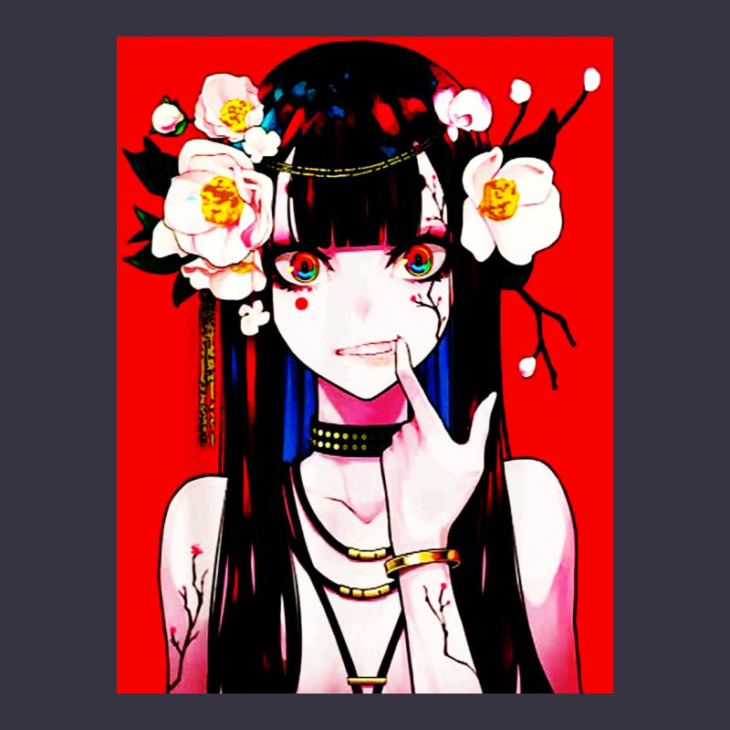 Anime Girl Japanese Vintage Hoodie by artisFamous | Teevron