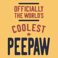 Officially The World's Coolest Peepaw | Mens Gift Vintage Hoodie | Teevron