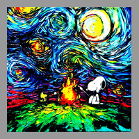 Starry Night Print Van Gogh Parody Vintage Hoodie | Teevron