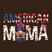American Mama With Gnome Mothers Day Heavy Core Tee | Teevron