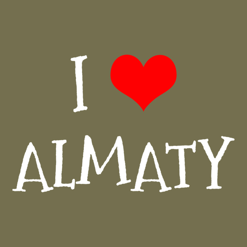 I Love Almaty City Vintage Hoodie by artisFamous | Teevron