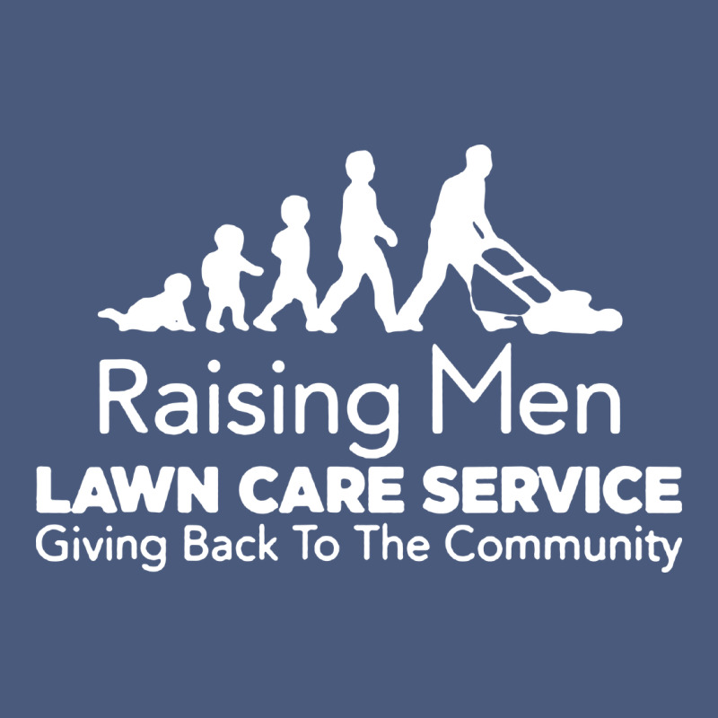 Raising Men Lawn Care Vintage Hoodie by artisFamous | Teevron