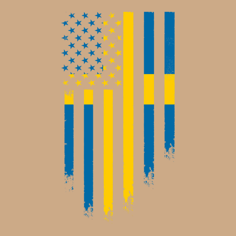Sweden Swedish Roots American Flag | Canadian Roots Vintage Hoodie by artisFamous | Teevron