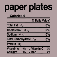 Paper Plates Nutrition Facts Funny Thanksgiving Christmas Vintage Hoodie | Teevron