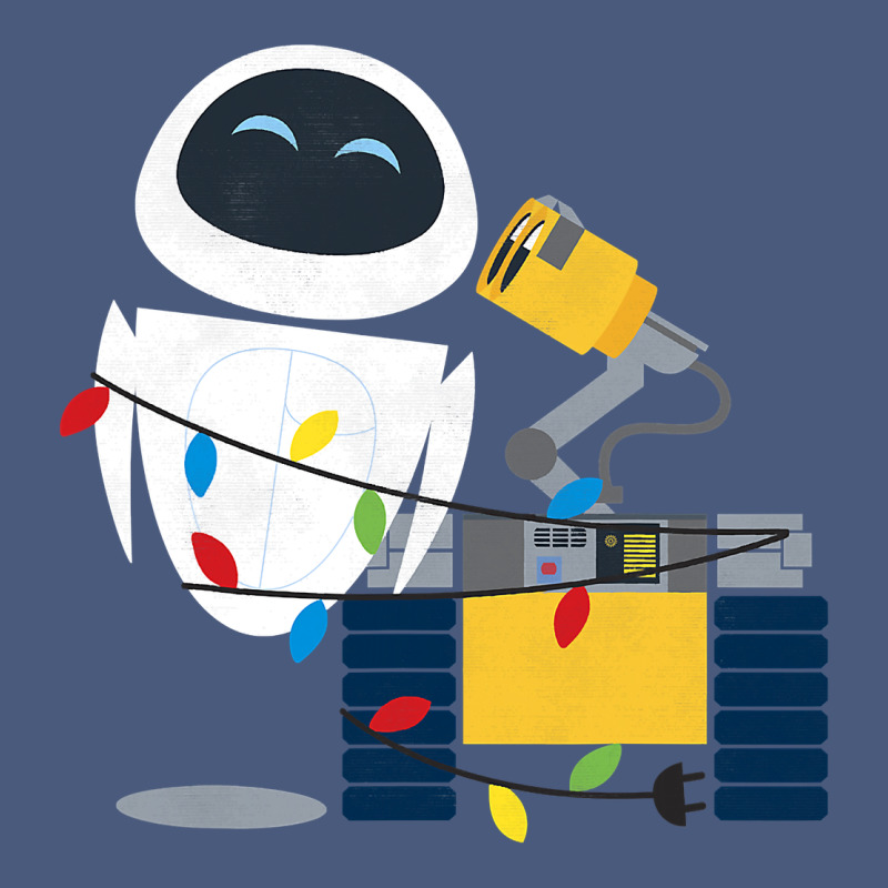 Wall E Eve Christmas Light Wrap Graphic T Shirt Vintage Hoodie by artisFamous | Teevron