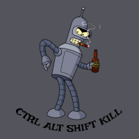Futurama Ctrl Alt Shift Kill Bender Vintage Hoodie | Teevron