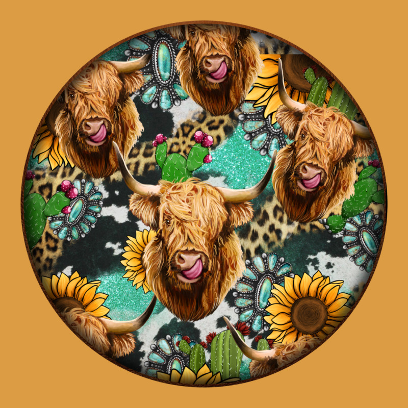 Highland Cow Pattern Urban Heavy Tee by Jasminsmagicworld | Teevron