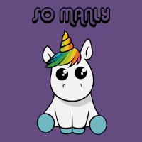 So Manly Funny Unicorn Vintage Hoodie | Teevron
