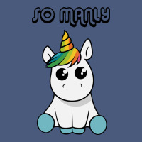 So Manly Funny Unicorn Vintage Hoodie | Teevron