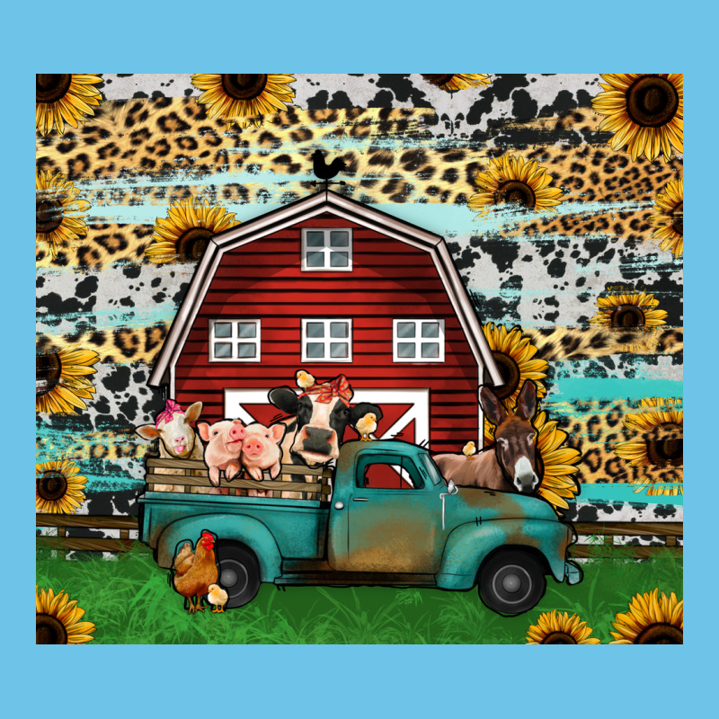 Farm Animals Red Barn Tumbler 20oz Premium Sweatshirt by Jasminsmagicworld | Teevron