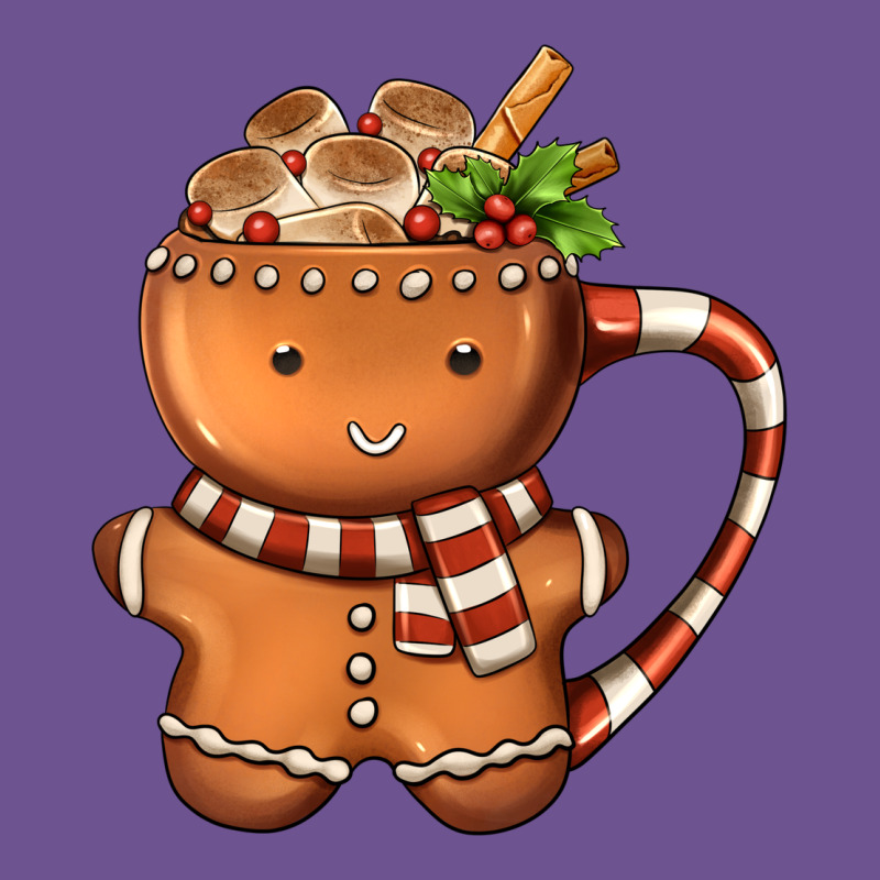 Gingerbread Cookie Man Hot Cocoa Coffee Vintage Tee by FaDigitalArtStudio | Teevron