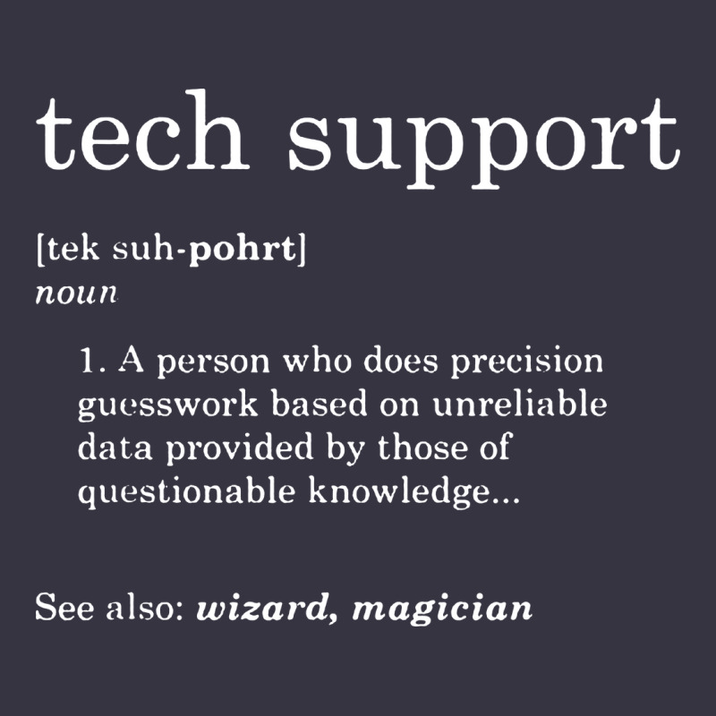 Funny Tech Support Definition Vintage Hoodie by artisFamous | Teevron