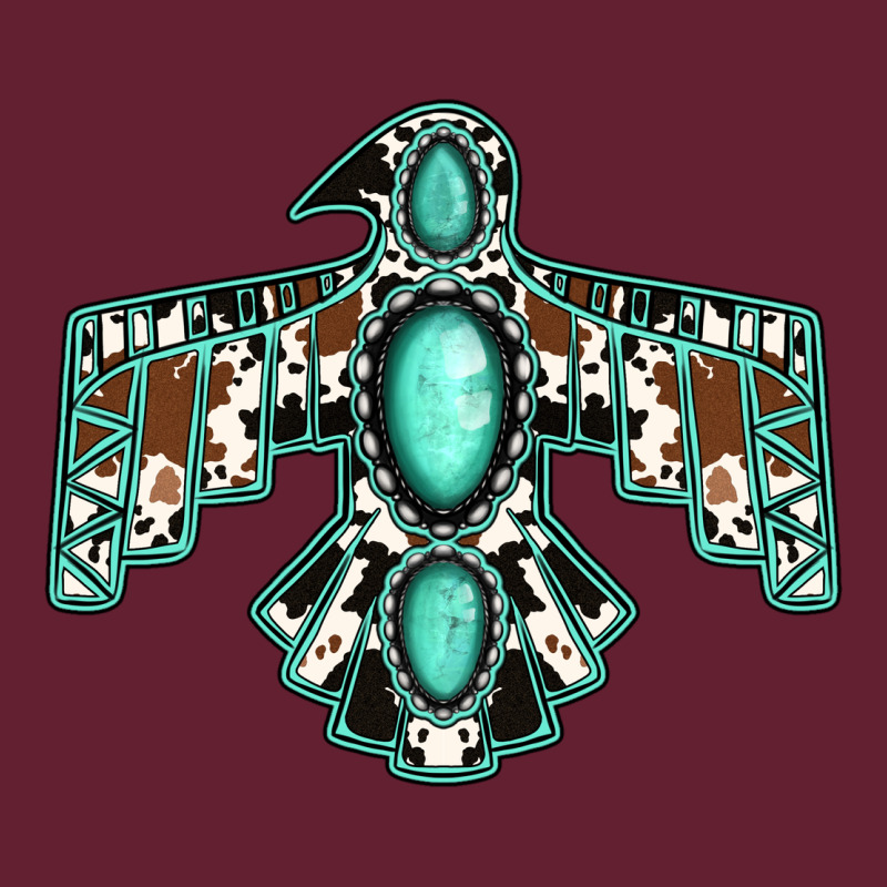 Cowhide Turquoise Thunderbird Classic Tee by Jasminsmagicworld | Teevron