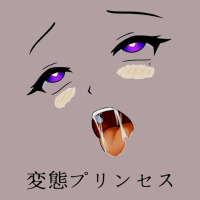 Ahegao Face Girl Vintage Hoodie | Teevron