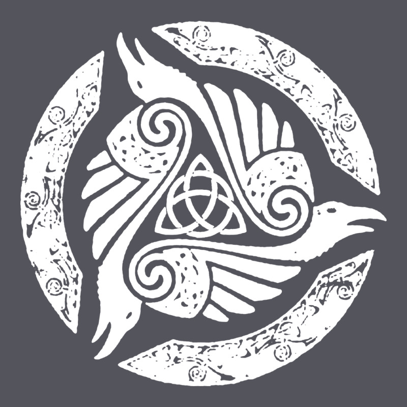 Celtic Trinity Knot Crow Spiritual Mandala Vintage Hoodie by artisFamous | Teevron
