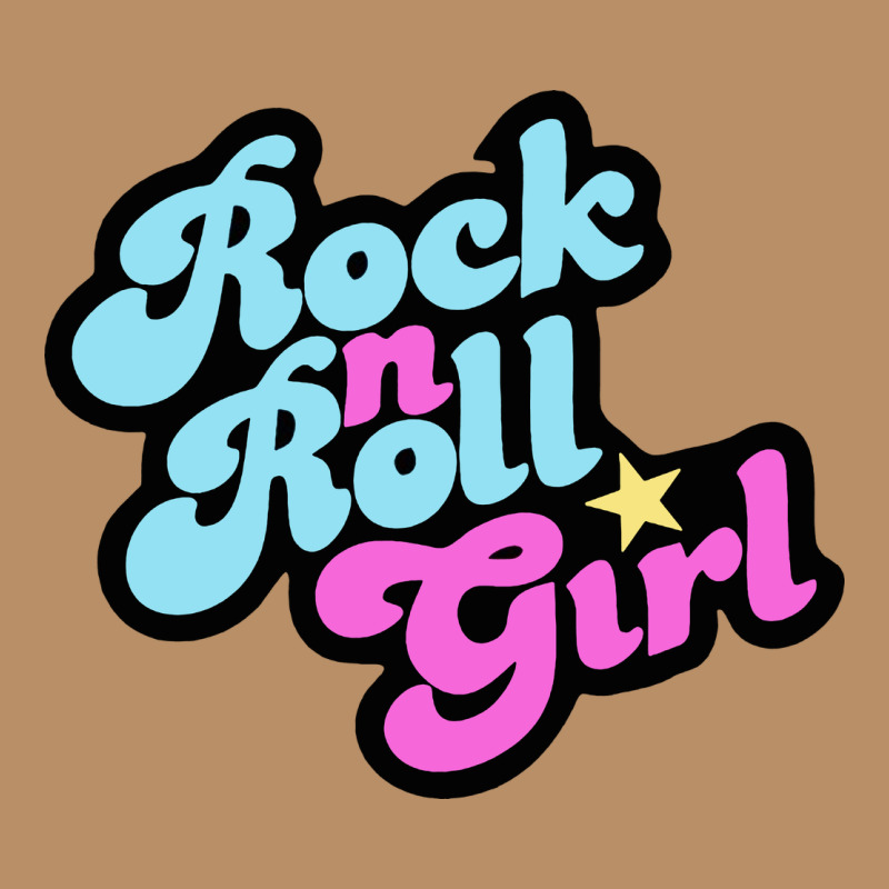 Rock N Roll Girl Vintage Hoodie by artisFamous | Teevron