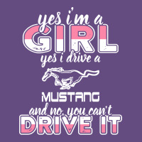 Mustang I M A Girl Who Drives A Mustang Vintage Hoodie | Teevron