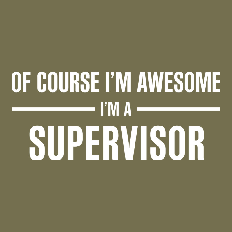 I'm Awesome I'm A Supervisor Vintage Hoodie by artisFamous | Teevron