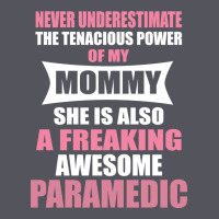 Never Underestimate Mommy Paramedic Vintage Hoodie | Teevron