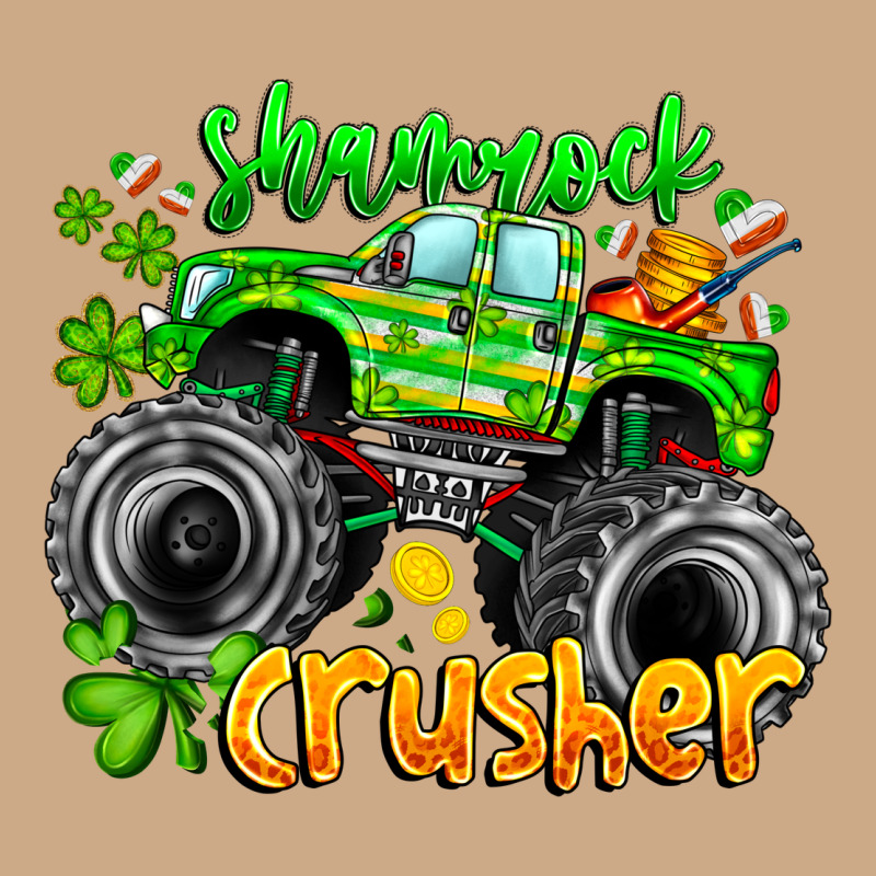 Shamrock Crusher Vintage Hoodie by CowhideDigitalArt | Teevron