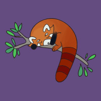 Red Panda Sleeping Vintage Hoodie | Teevron