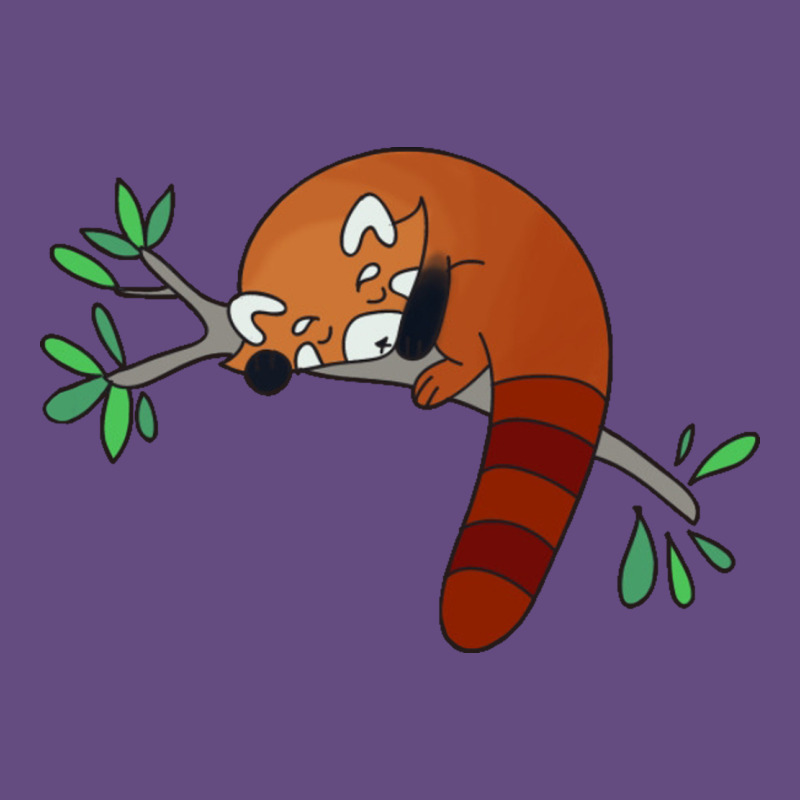 Red Panda Sleeping Vintage Hoodie by artisFamous | Teevron