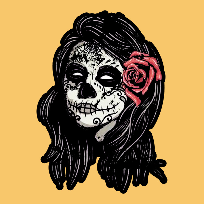 Sugar Skull Lady Vintage Hoodie by artisFamous | Teevron