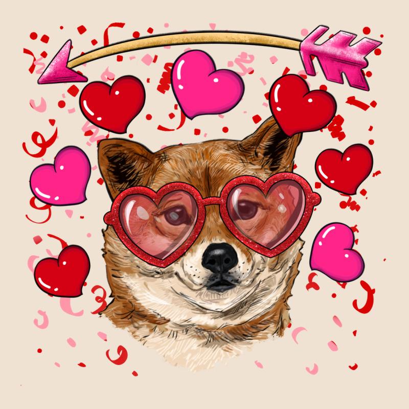 Valentine's Shiba Inu Urban Heavy Tee by RanaPortraitStore | Teevron