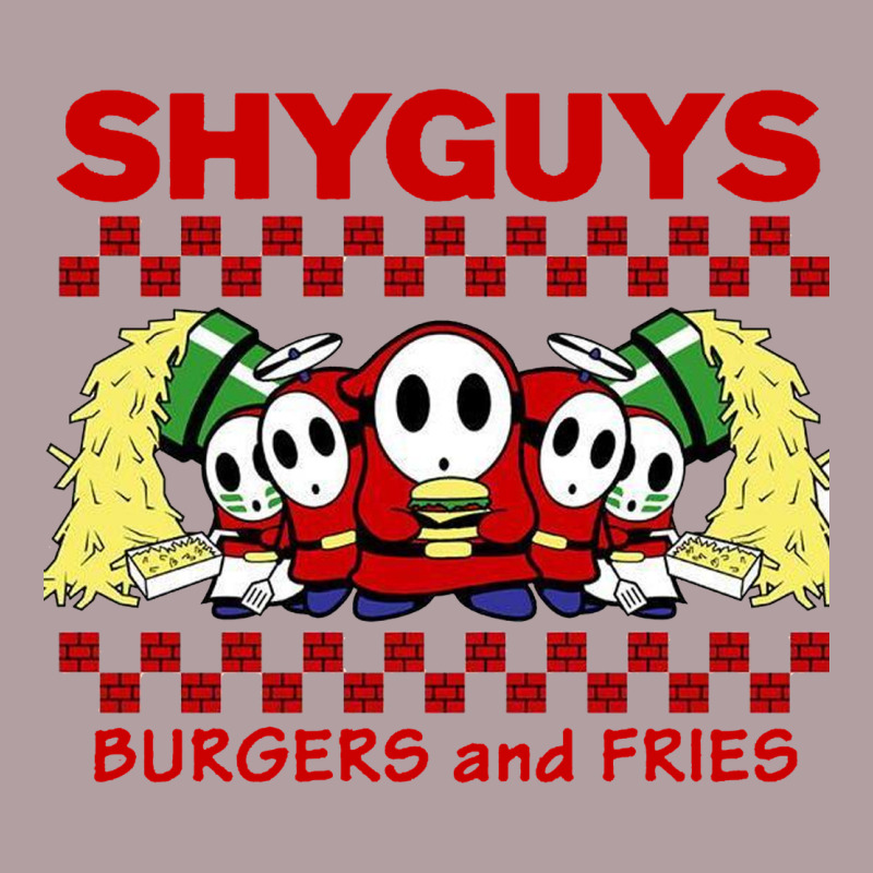 Shy Guys Burger And Fries Vintage Hoodie by artisFamous | Teevron