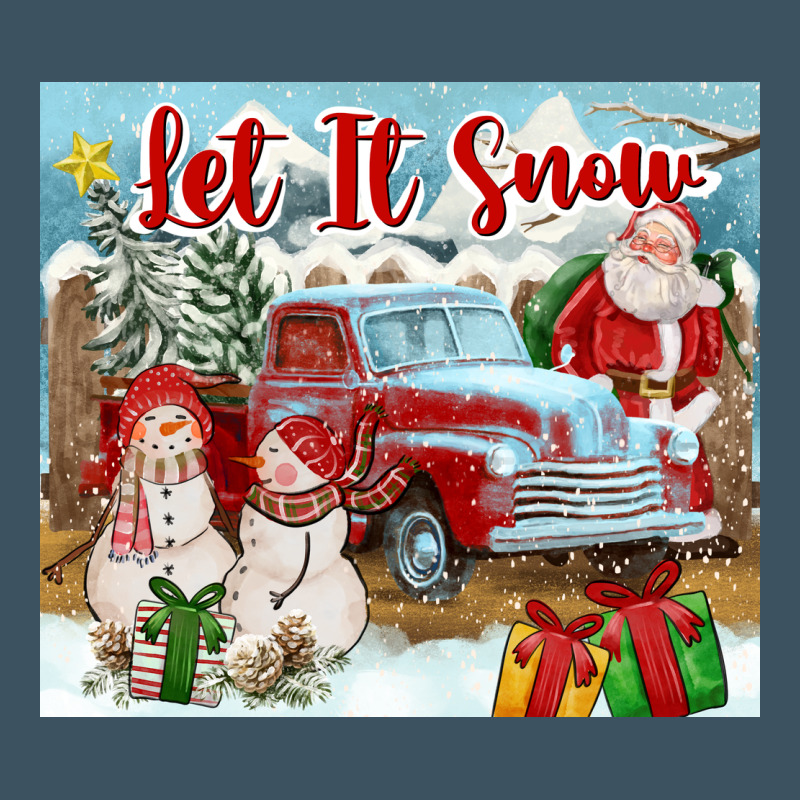 Let It Snow Tumbler Urban Heavy Tee by FaDigitalArtStudio | Teevron