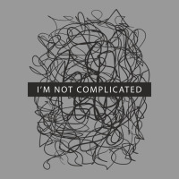 ı'm Not Complicated Vintage Hoodie | Teevron