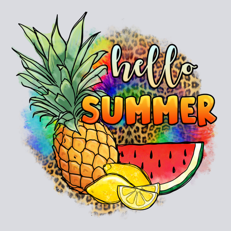 Hello Summer Pineapple Zipper Hoodie by JahusDesignShop | Teevron