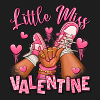 Little Miss Valentine Afro Kid Sneakers Heavyweight Hoodie | Teevron