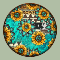 Round Western Pattern Urban Heavy Tee | Teevron