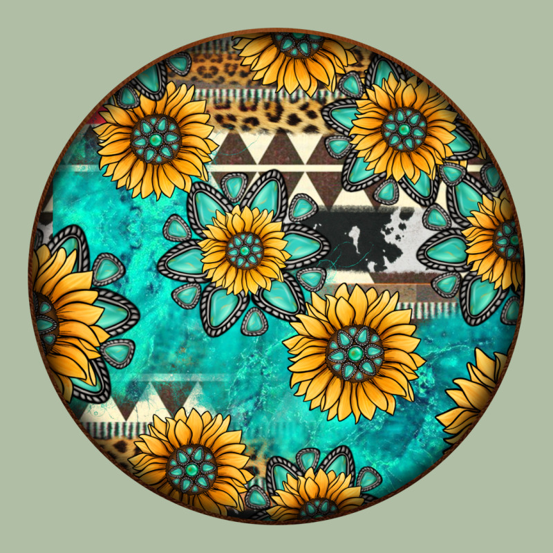 Round Western Pattern Urban Heavy Tee by Jasminsmagicworld | Teevron