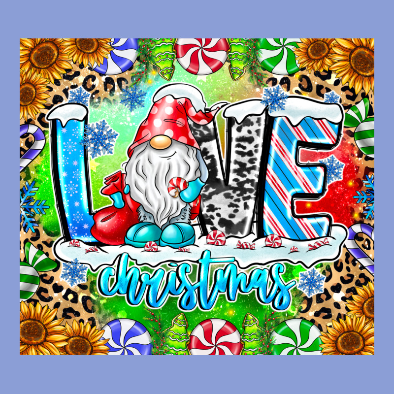Love Christmas Gnome Long Sleeve Tee by CowhideDigitalArt | Teevron
