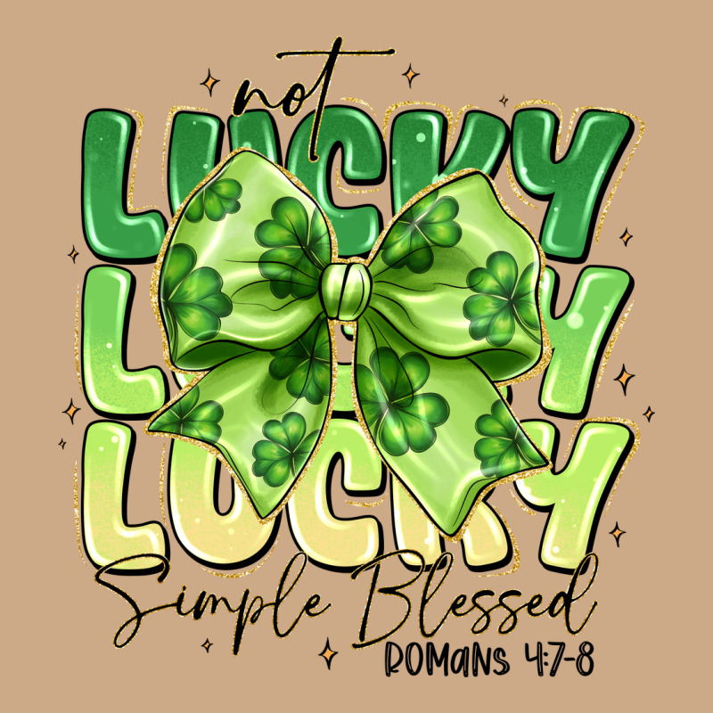 Not Lucky Simply Blessed Vintage Hoodie by CowhideDigitalArt | Teevron