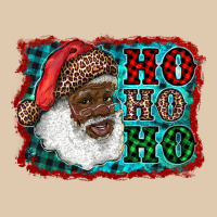 African American Santa Ho Ho Ho Heavyweight Sweatshirt | Teevron