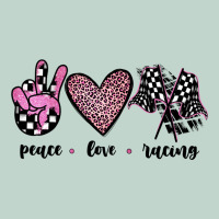 Peace Love Racing Zipper Hoodie | Teevron