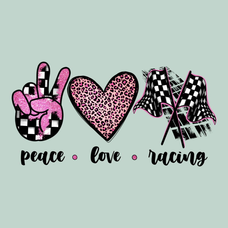 Peace Love Racing Zipper Hoodie by JahusDesignShop | Teevron
