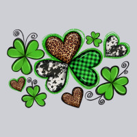 Western St Patricks Day Shamrocks And Hearts Classic Tee | Teevron