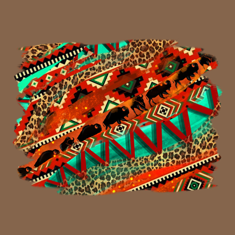 Western Aztec Background Pattern Premium Tee by OliviaCreatesArt | Teevron