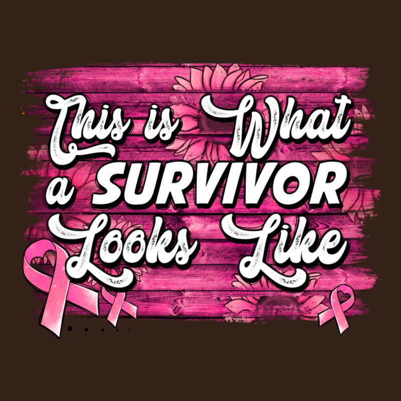 This Is What A Survivor Looks Like Breast Cancer Awareness Heavy Core Tee by Jasminsmagicworld | Teevron