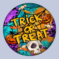 Trick Or Treat Hallowen Round Long Sleeve Tee | Teevron