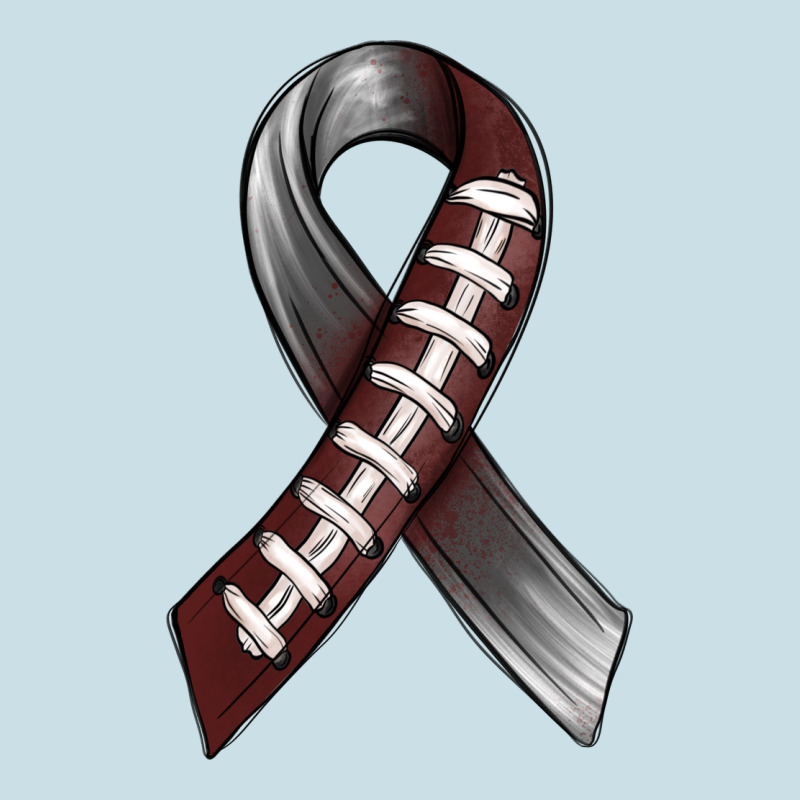 Gray Ribbon American Football Ladies Tee by BundleAndBundleShop | Teevron