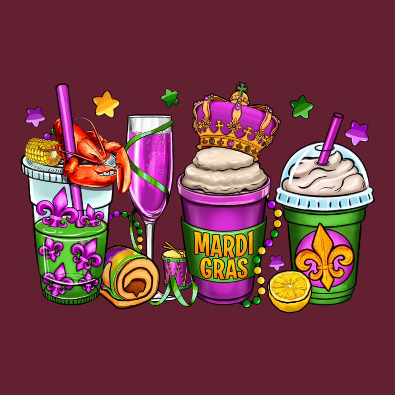 Mardi Gras Coffee Cups Classic Tee by OliviaCreatesArt | Teevron