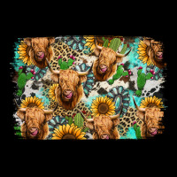 Highland Cow Western Background Urban Hoodie | Teevron